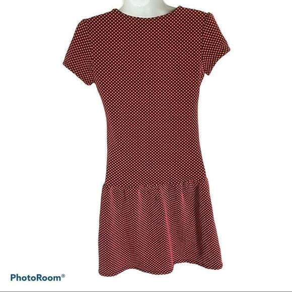 Retro movie mini Dress! pink & black, Small - Picture 2 of 3